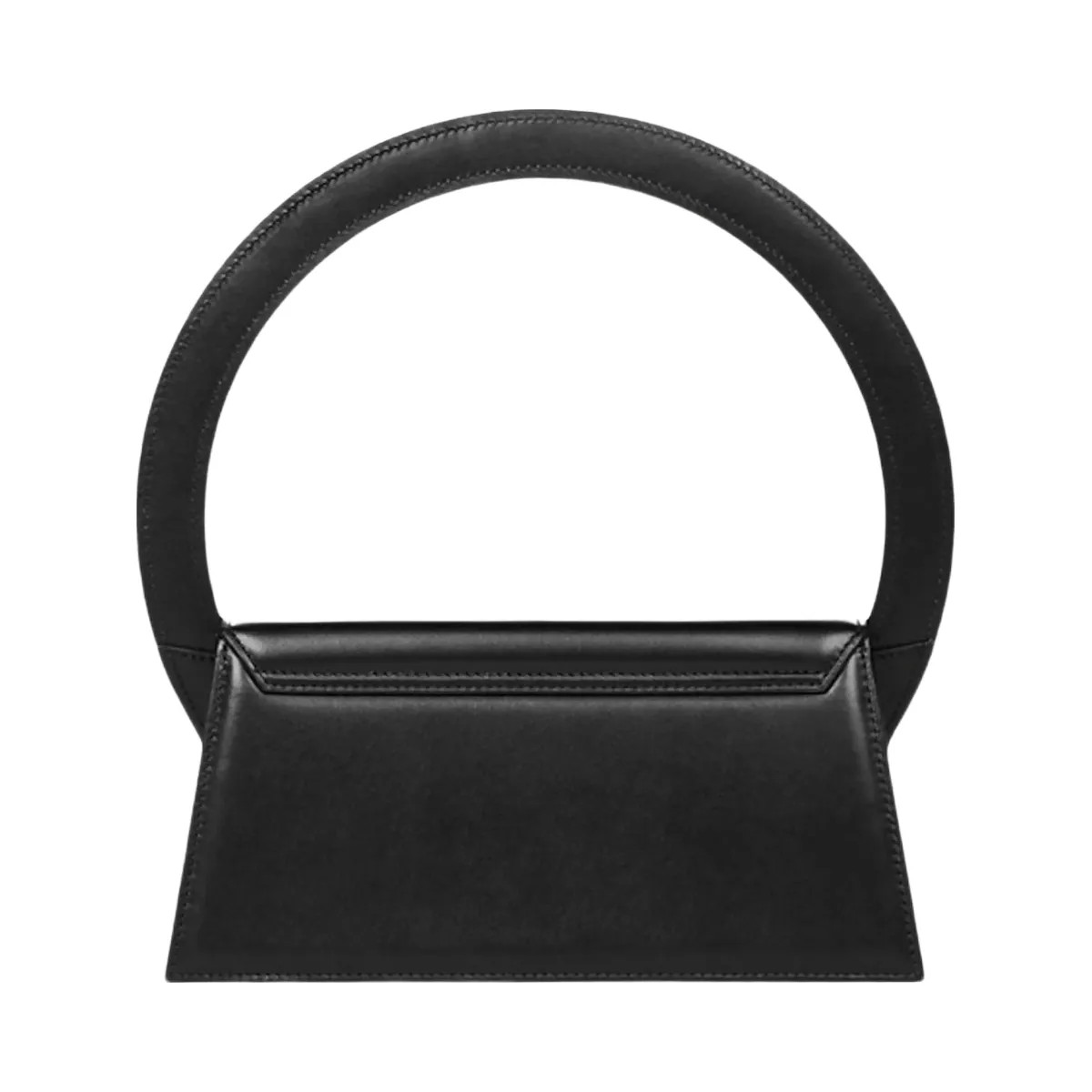 Jacquemus Le Sac Rond Circle Purse Black - HypeFly India View 3