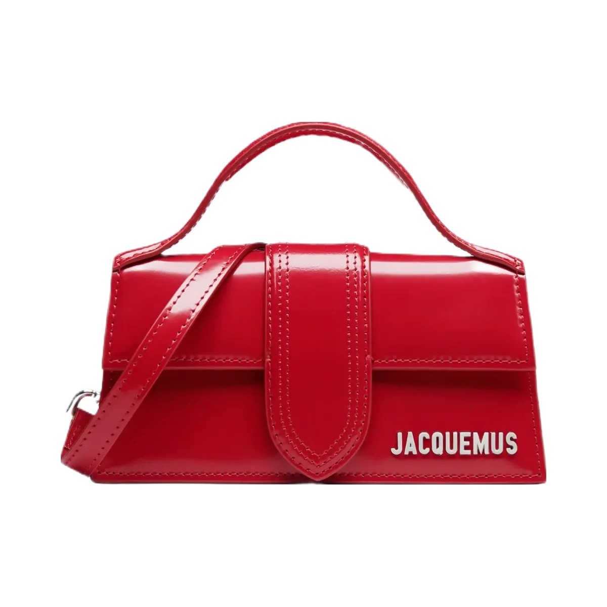 Jacquemus The Bambino Small Flap Bag Red - HypeFly India View 1
