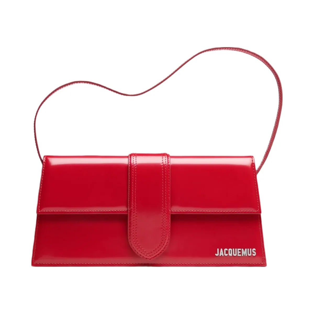 Jacquemus The Long Bambino Long Flap Bag Red - HypeFly India View 3