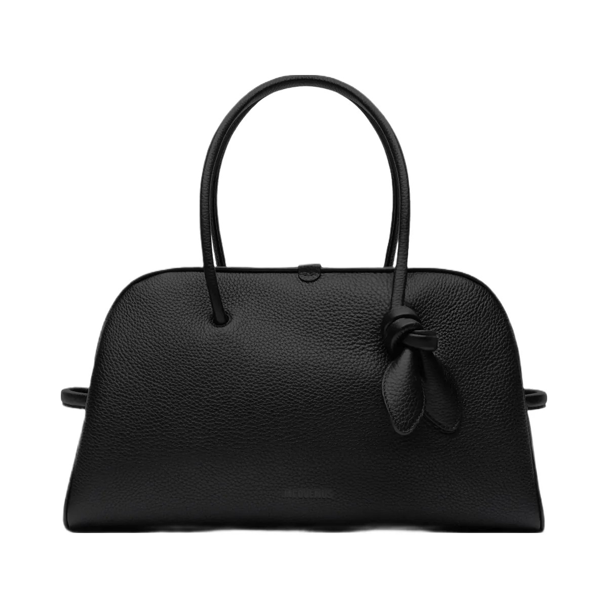 Jacquemus The Turismo Soft Bowling Bag Black - HypeFly India View 2