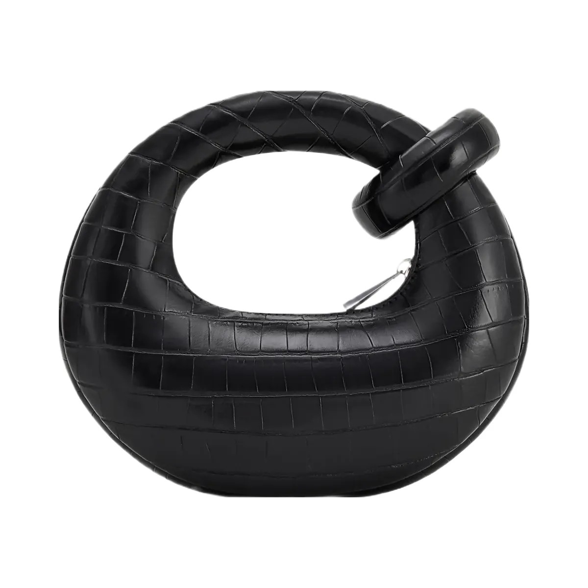 JW PEI Abacus Mini Top Handle Bag Black Croc - HypeFly India View 3