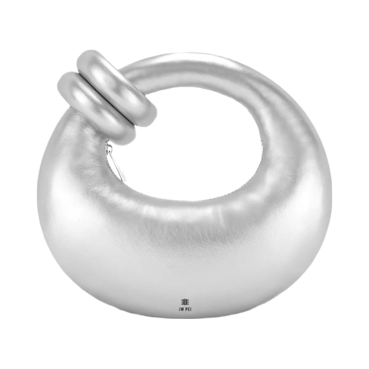 JW PEI Abacus Top Handle Bag Silver - HypeFly India View 1