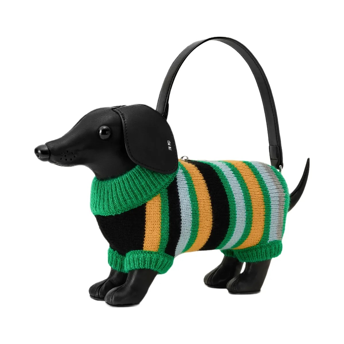 JW PEI Addison Dachshund Handbag Black - HypeFly India View 2