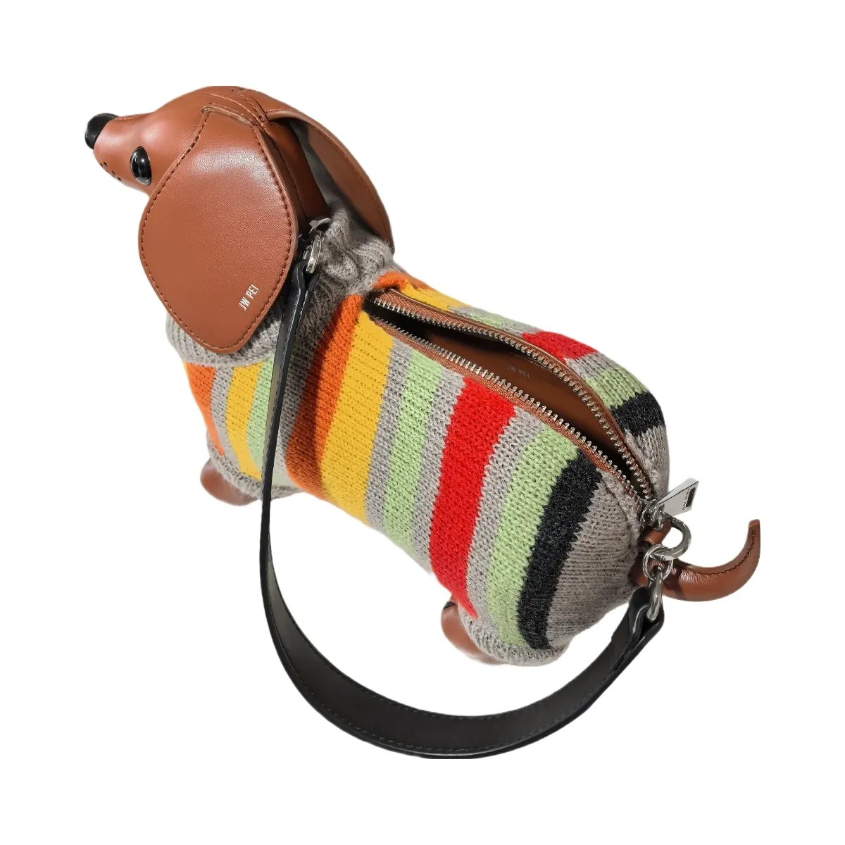 JW PEI Addison Dachshund Handbag Multicolor - HypeFly India View 4