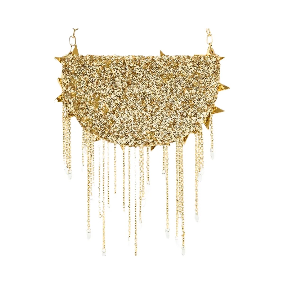 JW PEI Anika Star Embellished Chain Bag Gold - HypeFly India View 4