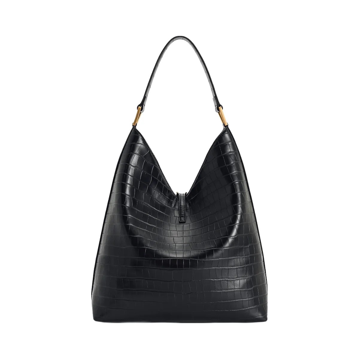 JW PEI Aria Shoulder Bag Black Croc - HypeFly India View 3