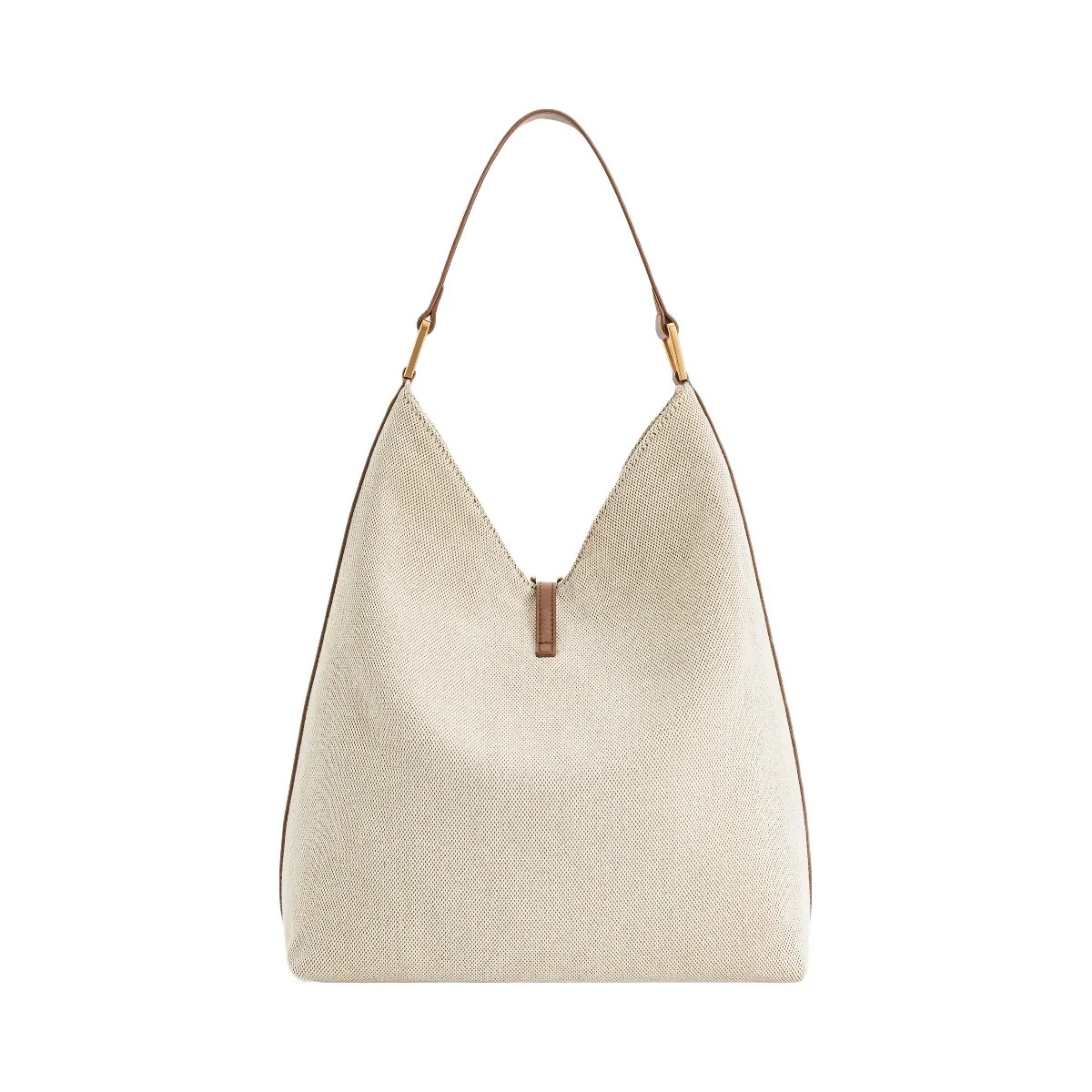 JW PEI Aria Shoulder Bag Brown Canvas - HypeFly India View 3