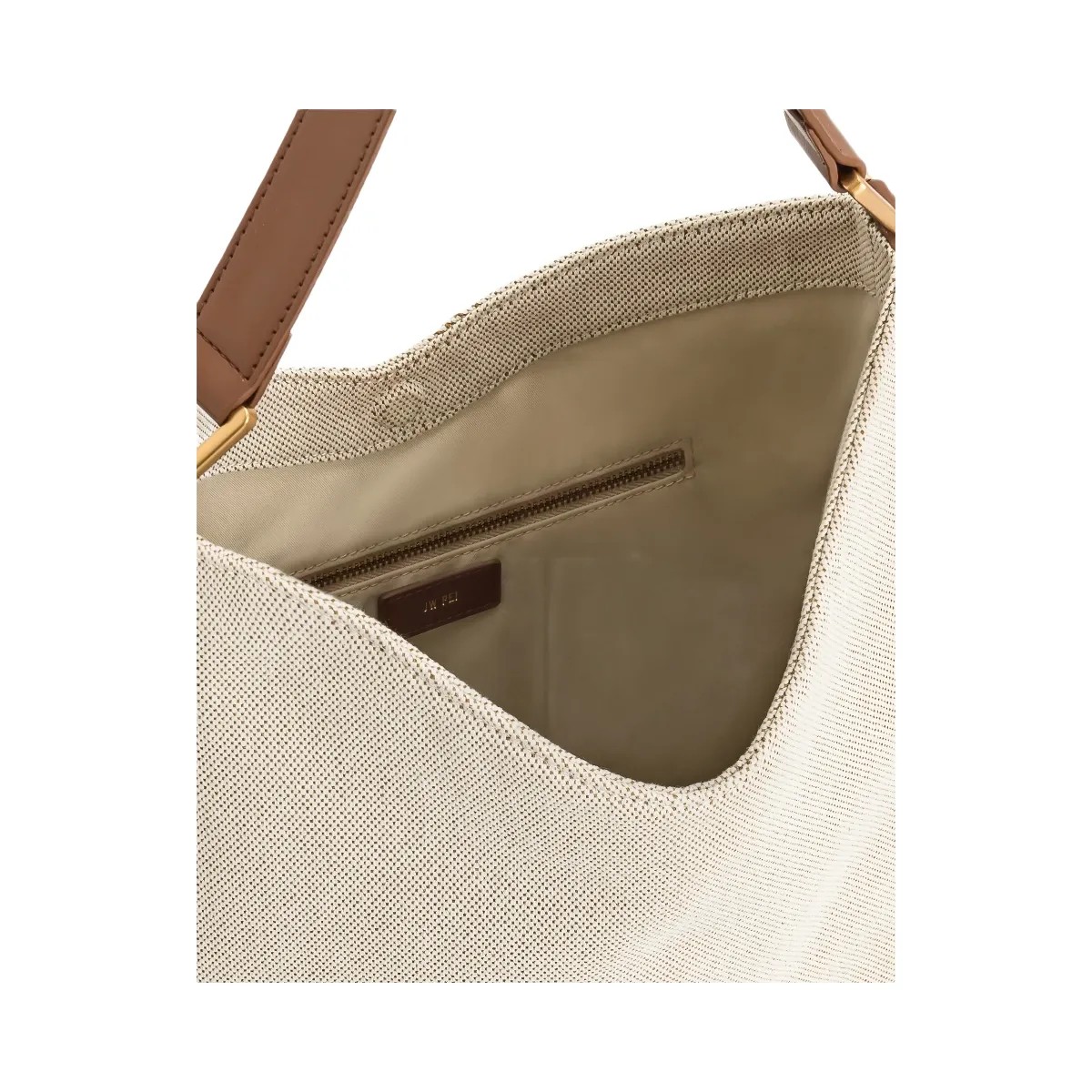 JW PEI Aria Shoulder Bag Brown Canvas - HypeFly India View 4