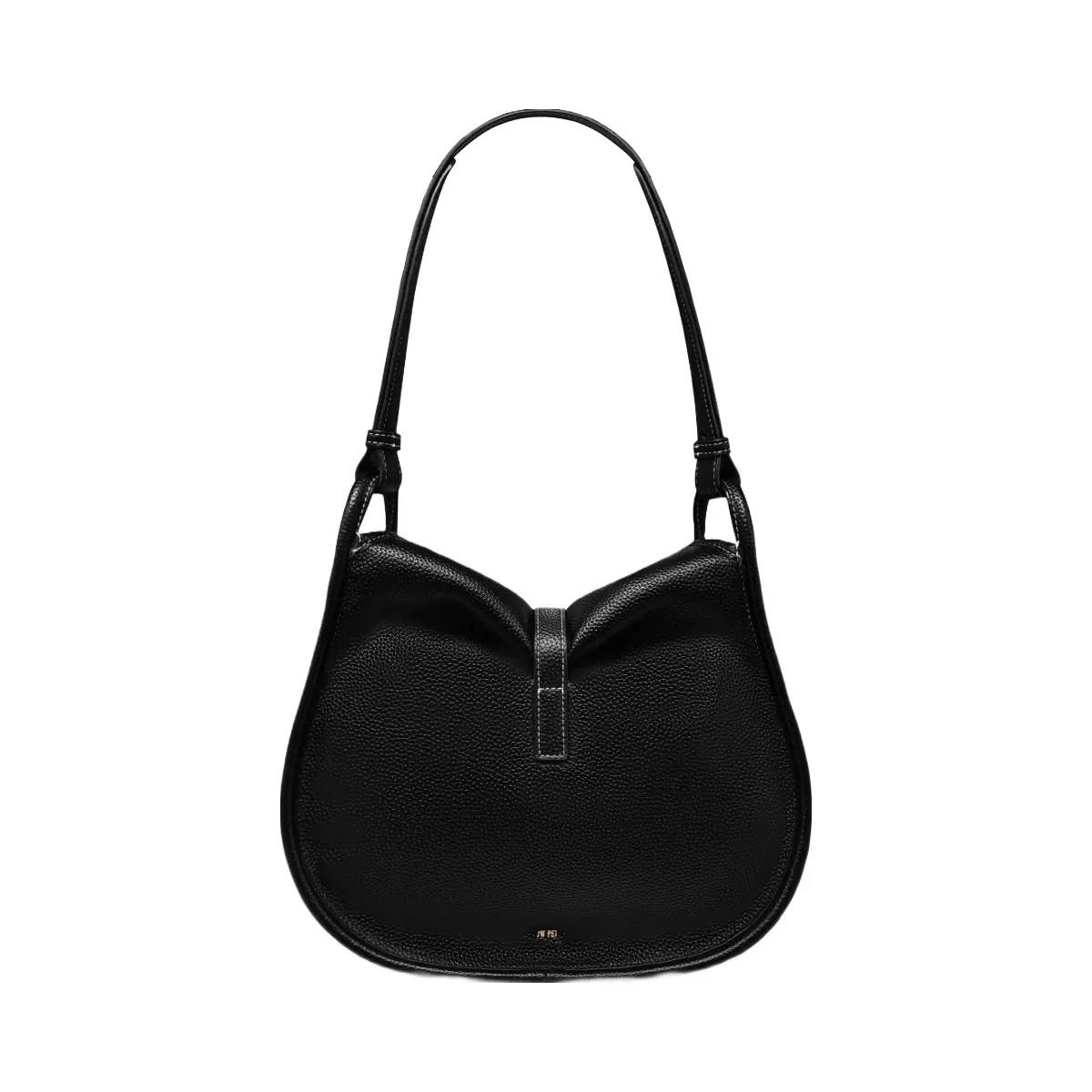 JW PEI Arla Small Hobo Bag Black Pebbled - HypeFly India View 4