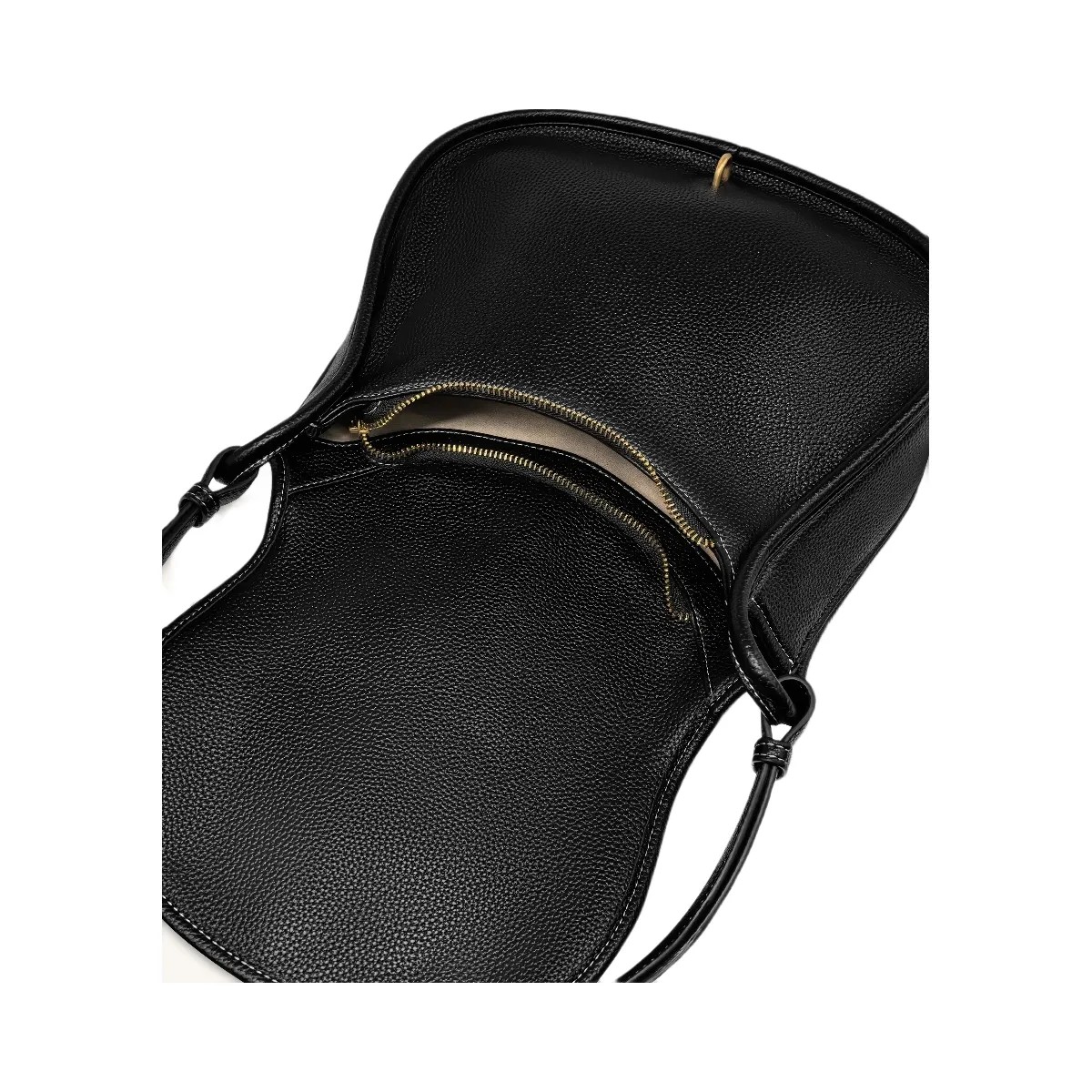 JW PEI Arla Small Hobo Bag Black Pebbled - HypeFly India View 5