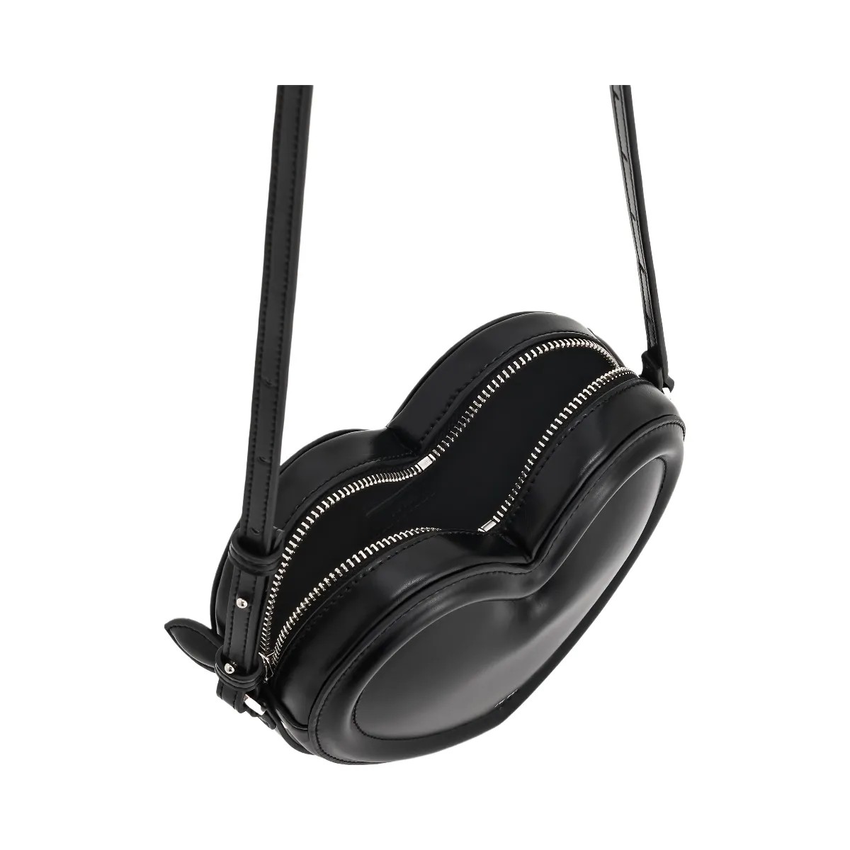JW PEI Arlene Heart Shaped Bag Black - HypeFly India View 4