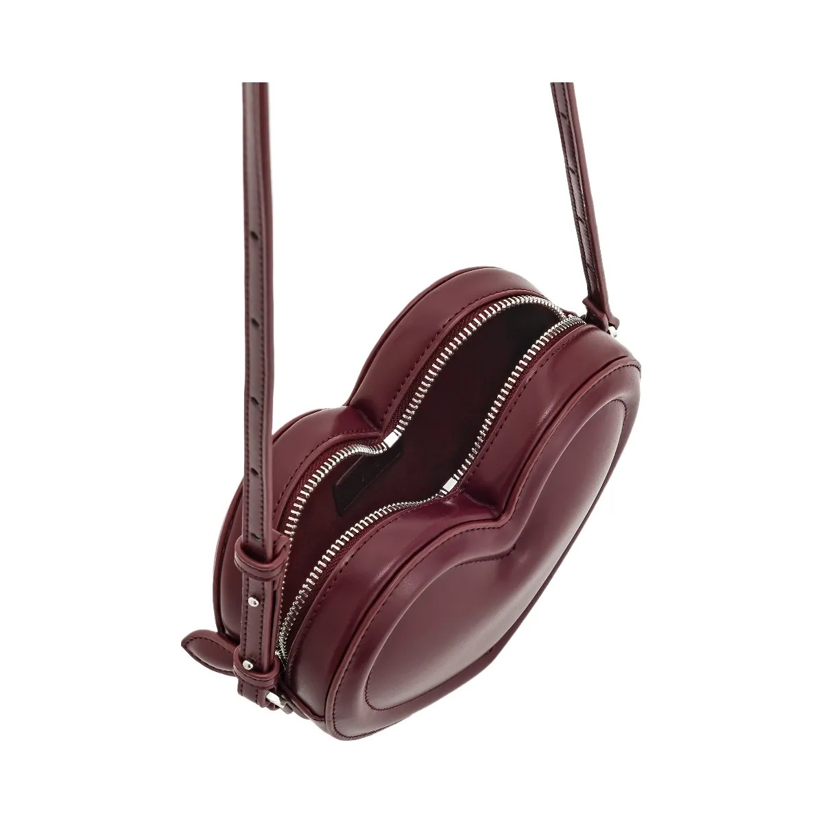 JW PEI Arlene Heart Shaped Bag Claret - HypeFly India View 5