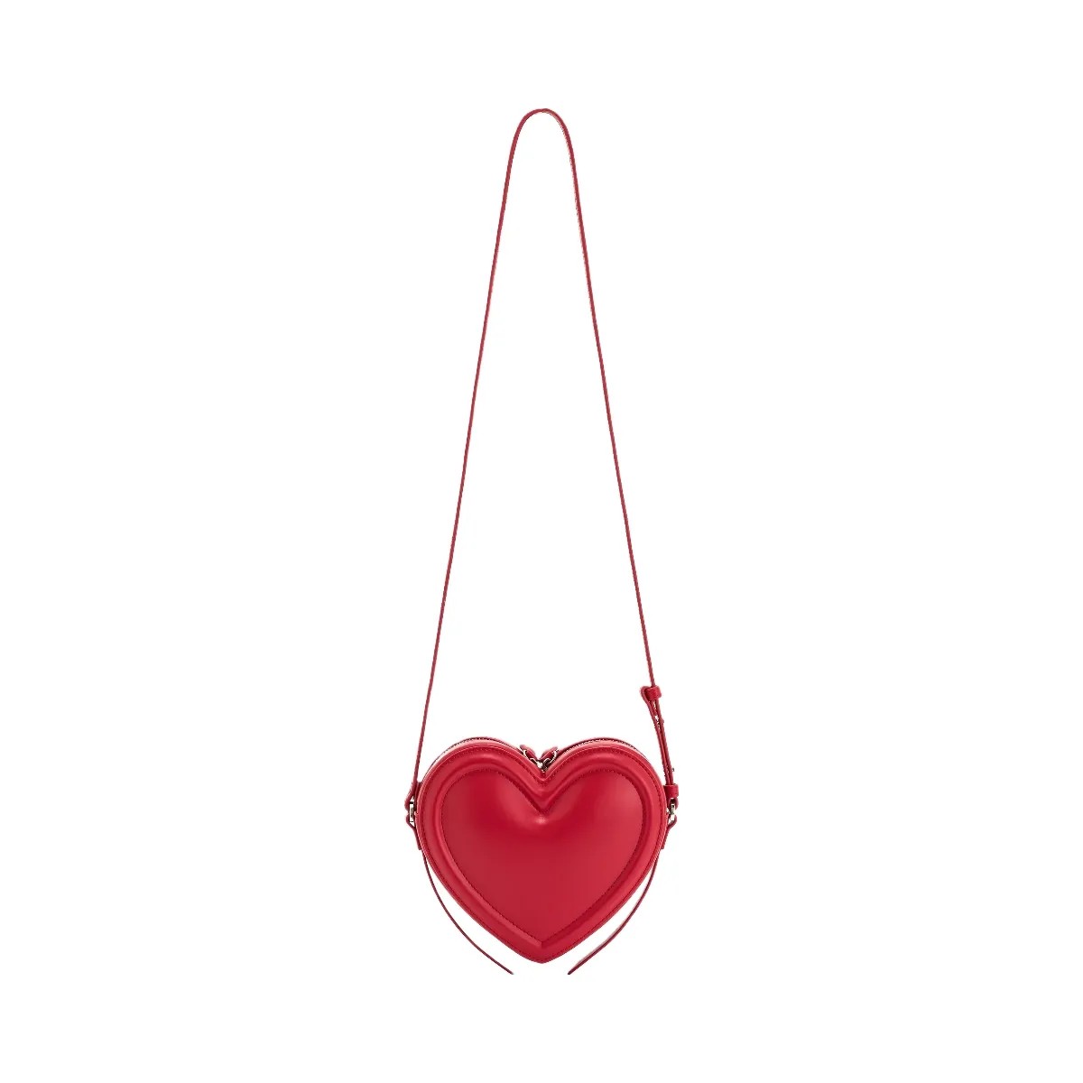 JW PEI Arlene Heart Shaped Bag Magenta - HypeFly India View 3