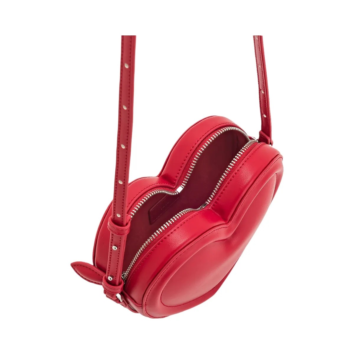 JW PEI Arlene Heart Shaped Bag Magenta - HypeFly India View 4