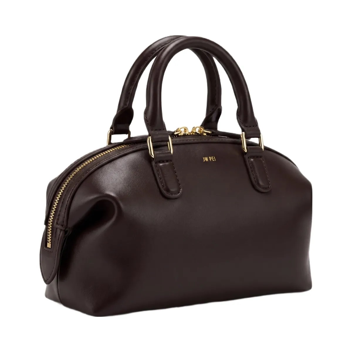 JW PEI Arlo Top Handle Bag Dark Brown - HypeFly India View 2