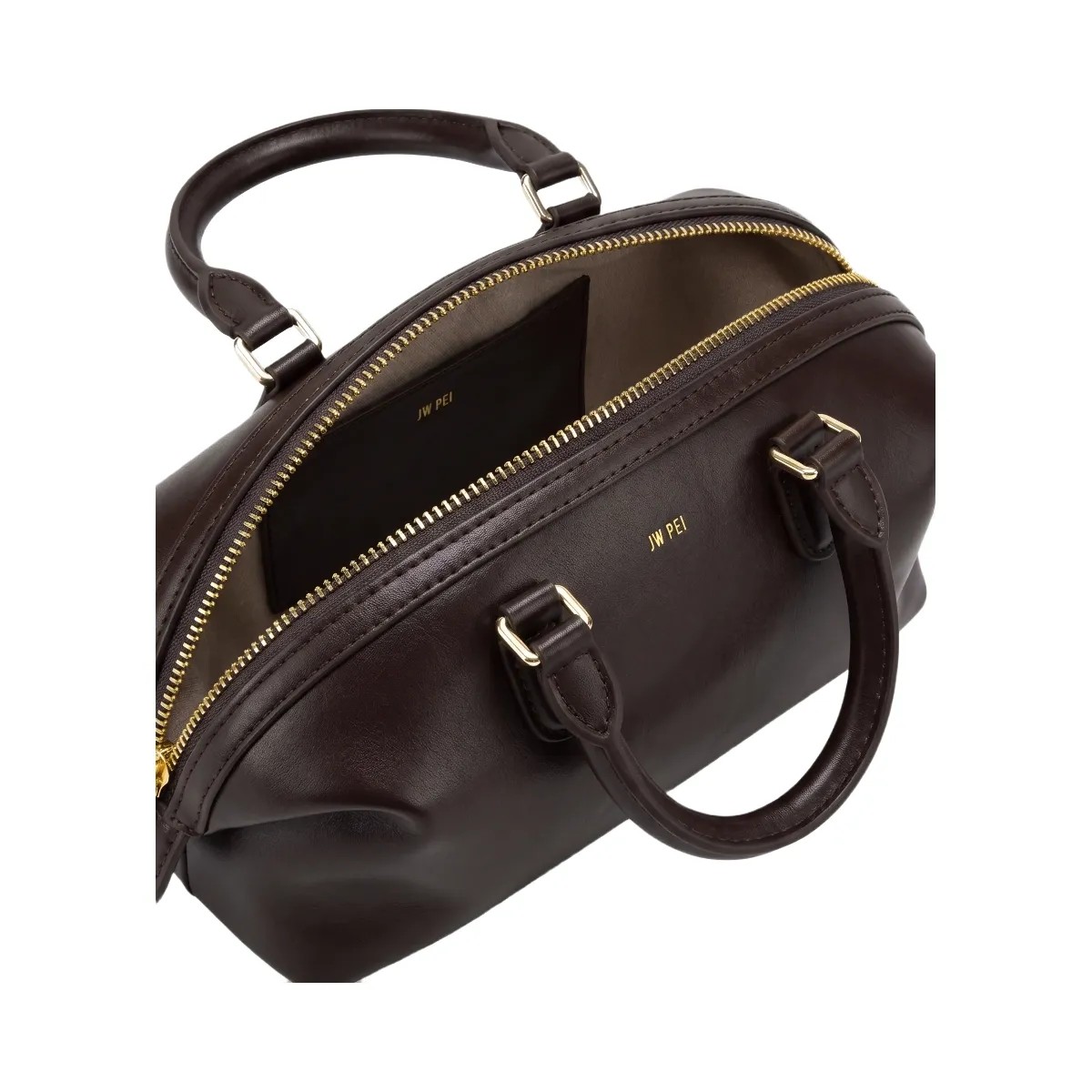 JW PEI Arlo Top Handle Bag Dark Brown - HypeFly India View 4