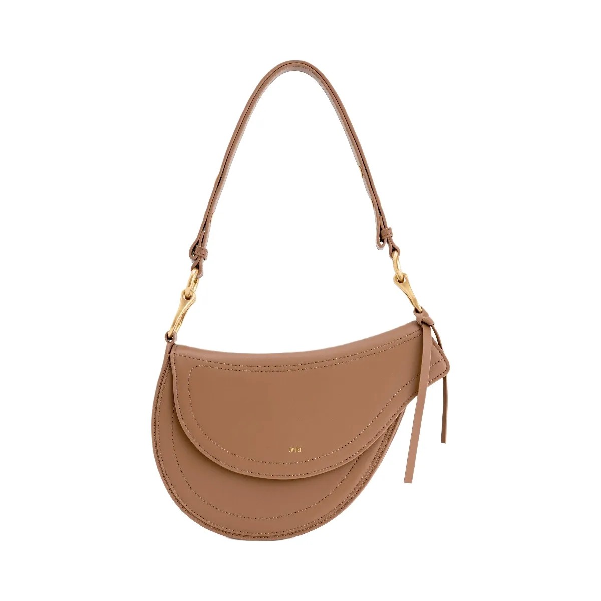 JW PEI Ashlie Crossbody Bag Brown - HypeFly India View 1