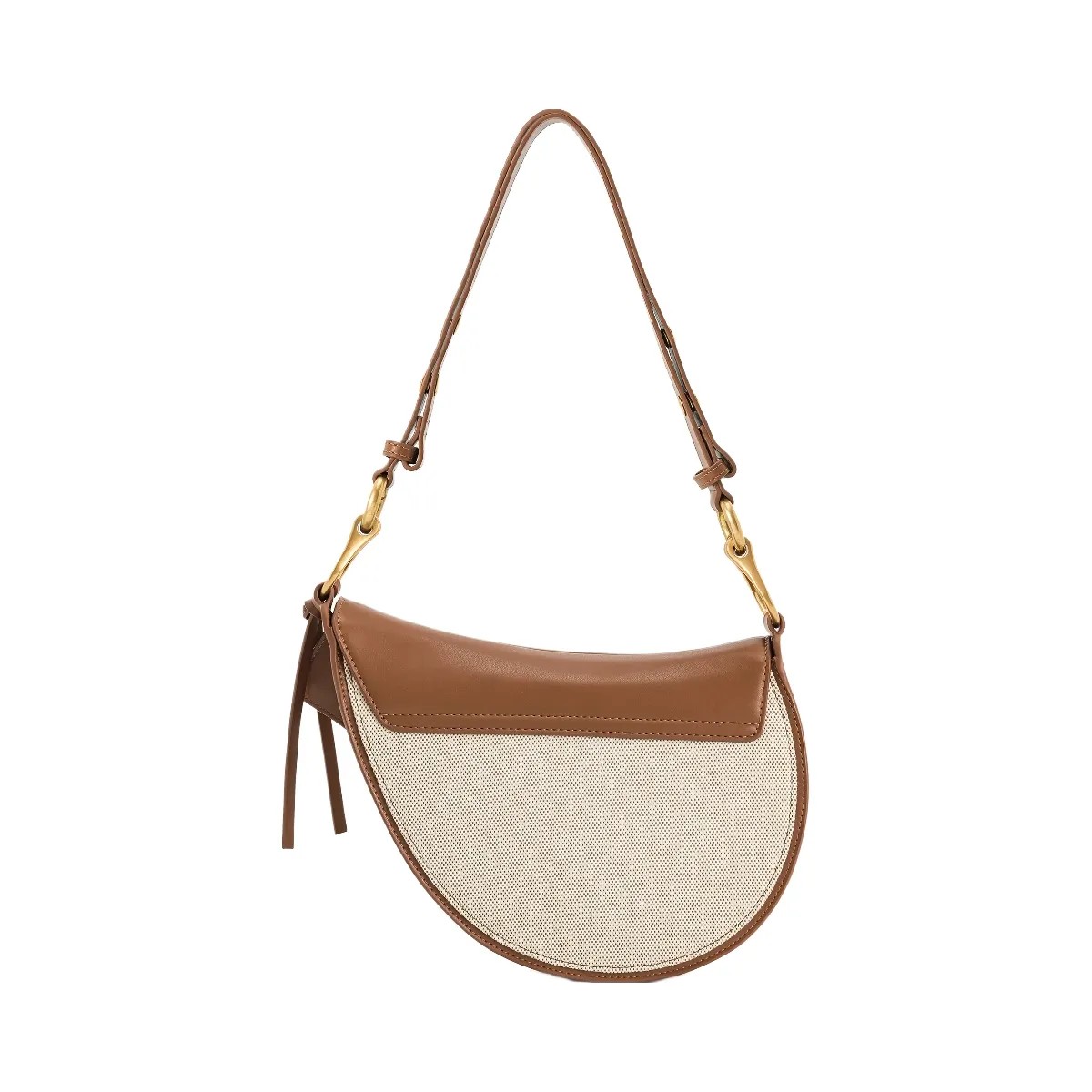 JW PEI Ashlie Crossbody Bag Brown Canvas - HypeFly India View 3