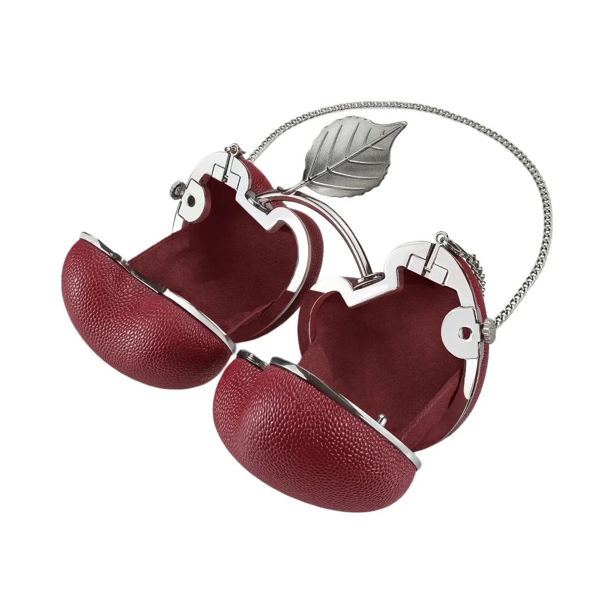 JW PEI Aureline Cherry Shaped Clutch Red - HypeFly India View 4