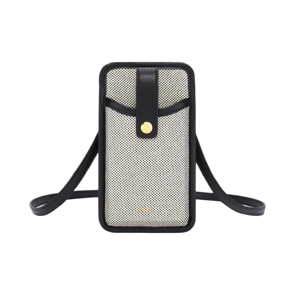 JW PEI Aylin Canvas Phone Bag Black - HypeFly India View 1