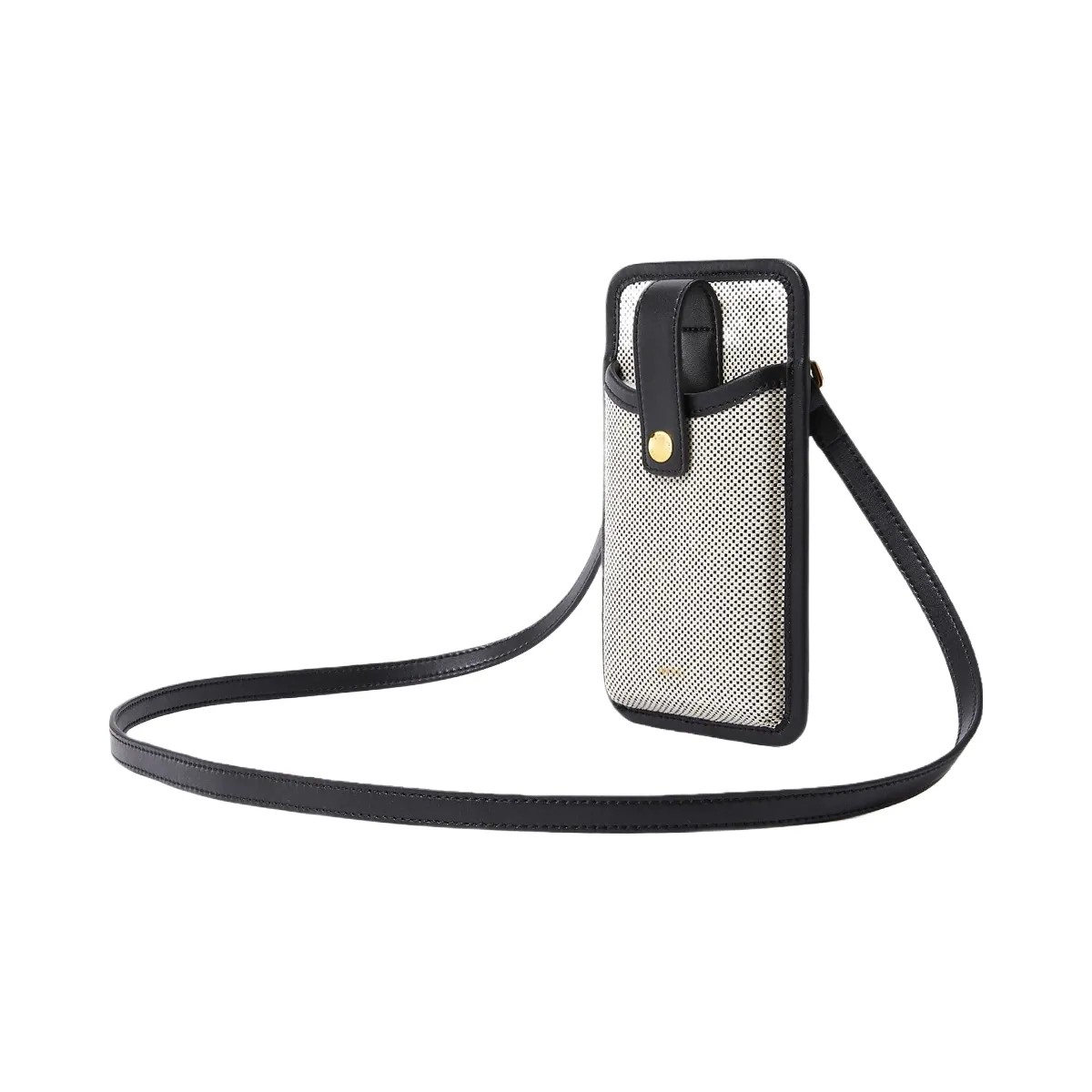 JW PEI Aylin Canvas Phone Bag Black - HypeFly India View 2