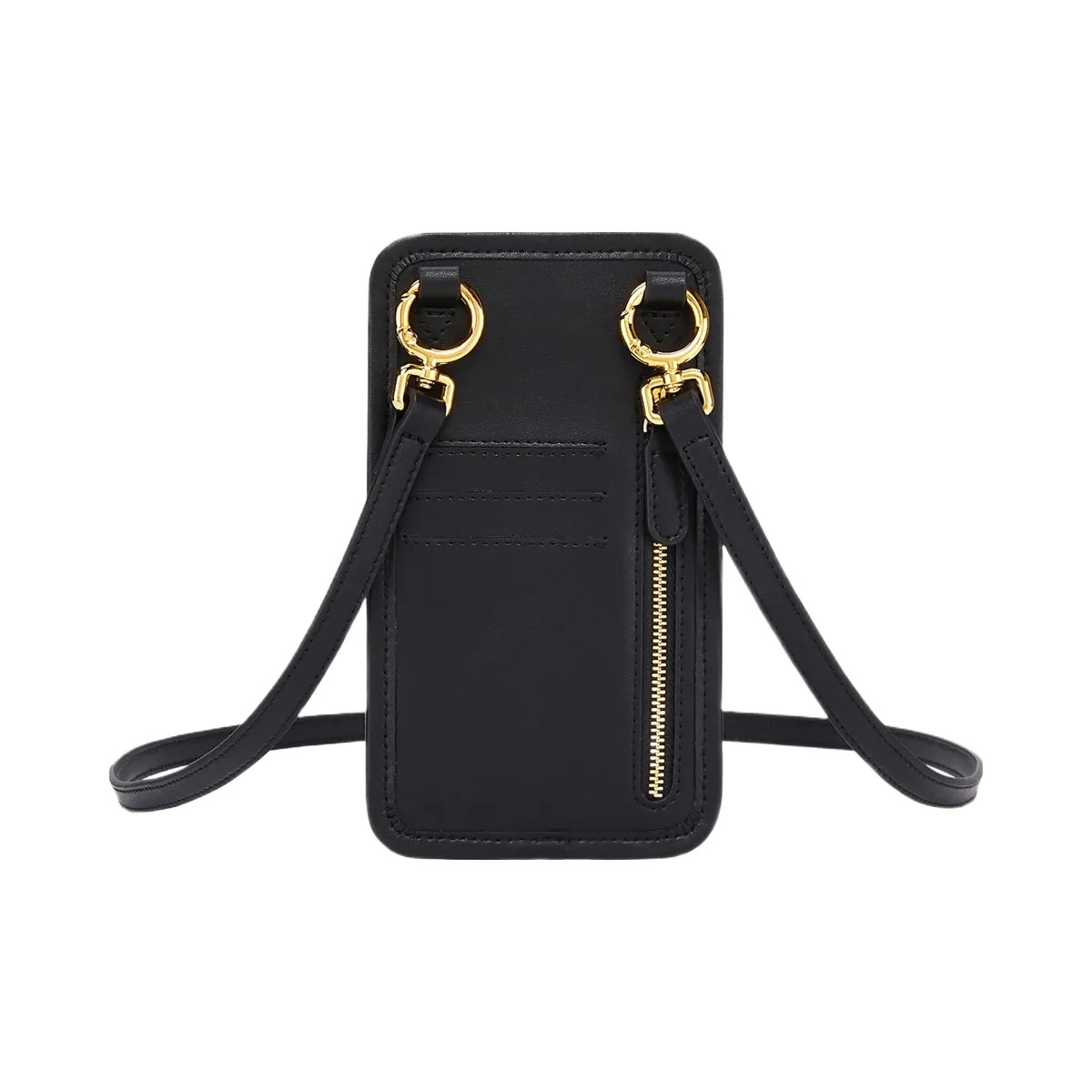 JW PEI Aylin Canvas Phone Bag Black - HypeFly India View 3