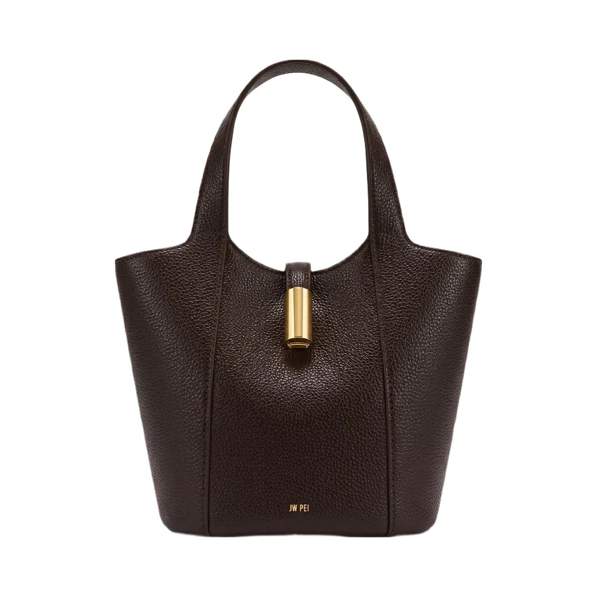 JW PEI Bella Bucket Bag Dark Brown - HypeFly India View 1