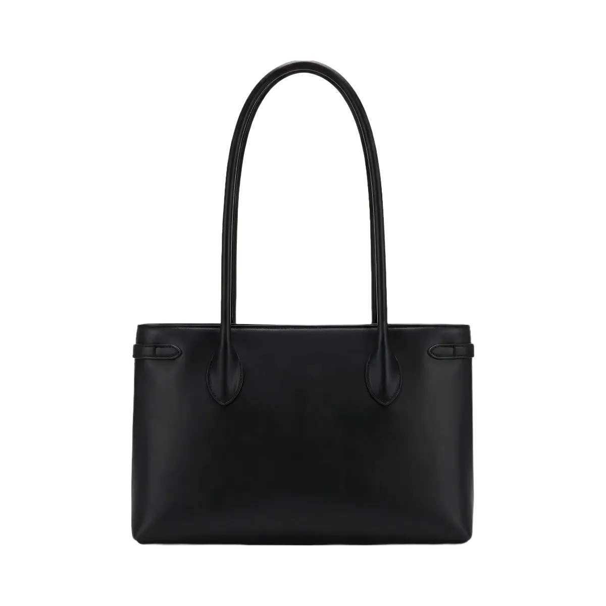 JW PEI Camille Buckle Strap Tote Bag Black - HypeFly India View 3