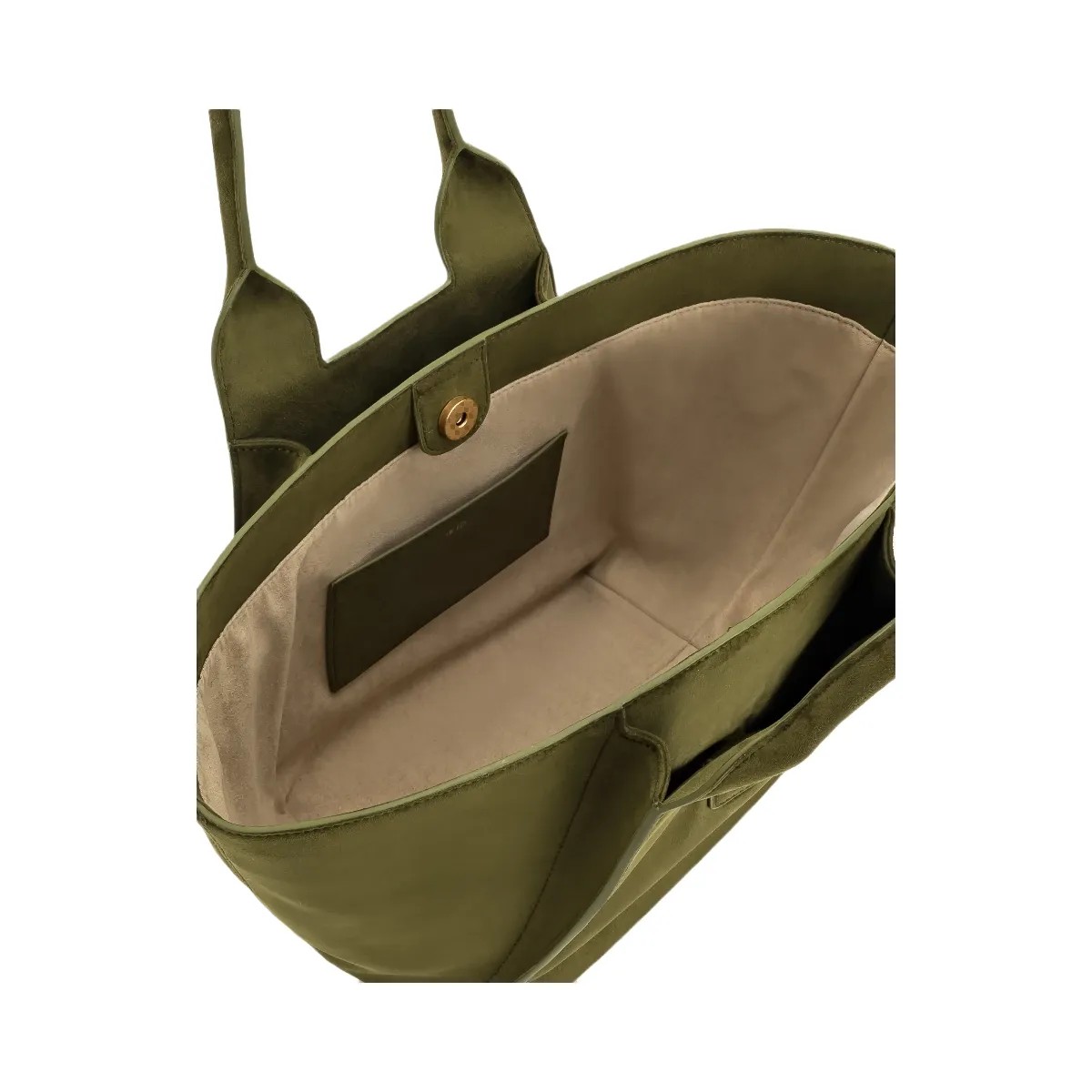 JW PEI Cara Faux Suede Tote Bag Dark Olive - HypeFly India View 4