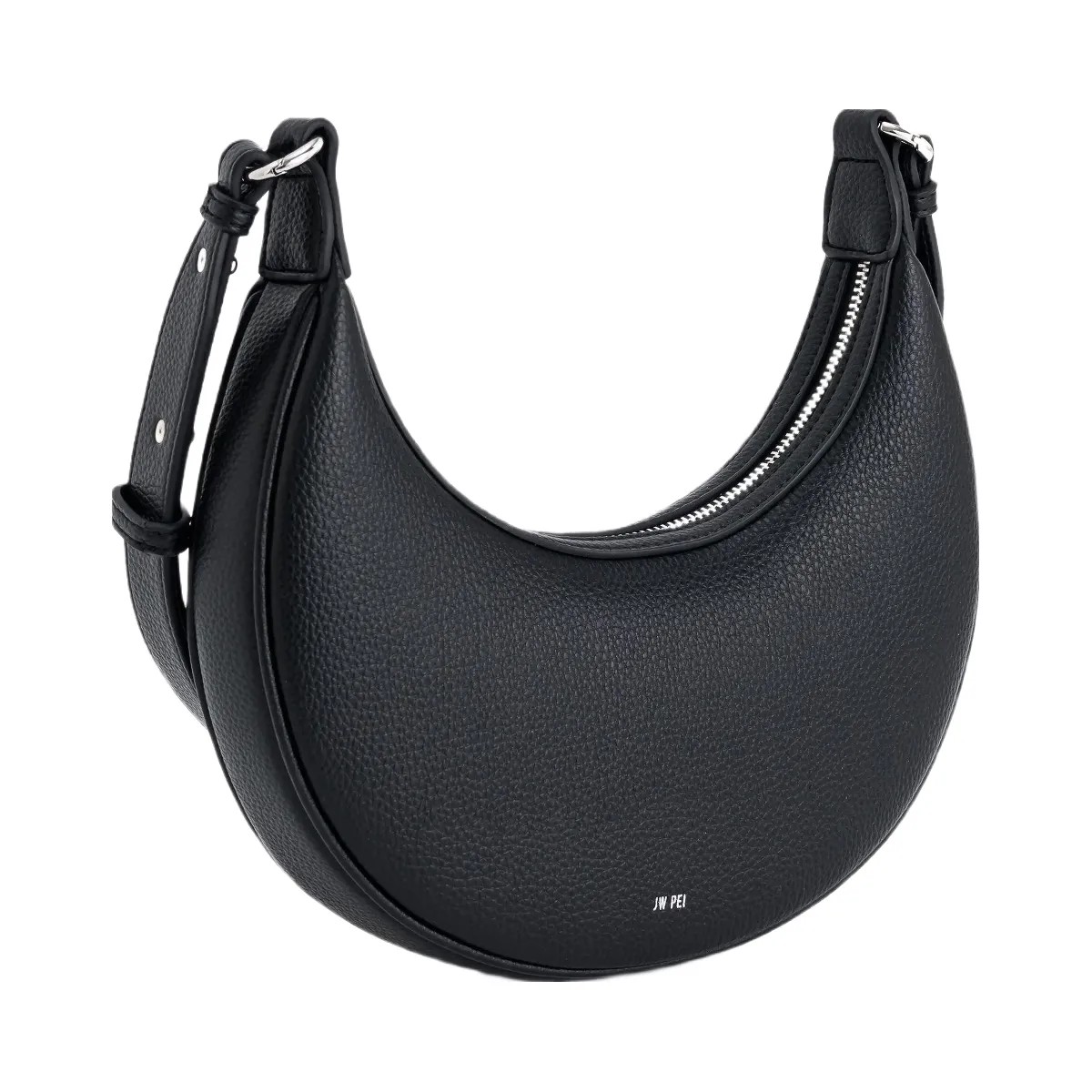 JW PEI Carly Medium Shoulder Bag Black - HypeFly India View 2