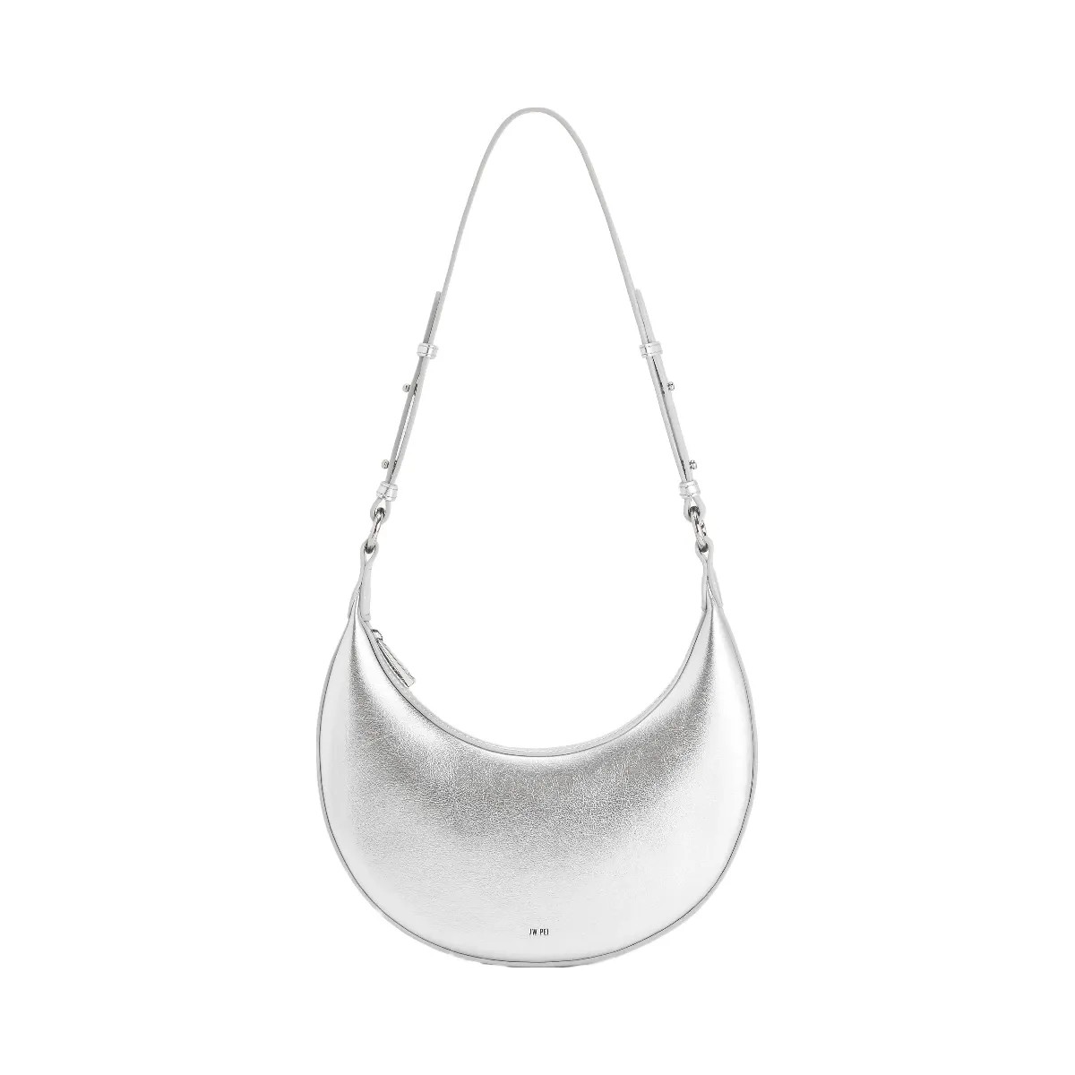 JW PEI Carly Medium Shoulder Bag Silver - HypeFly India View 1