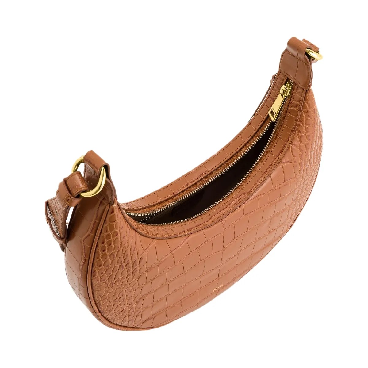 JW PEI Carly Saddle Bag Acorn Brown Croc - HypeFly India View 4