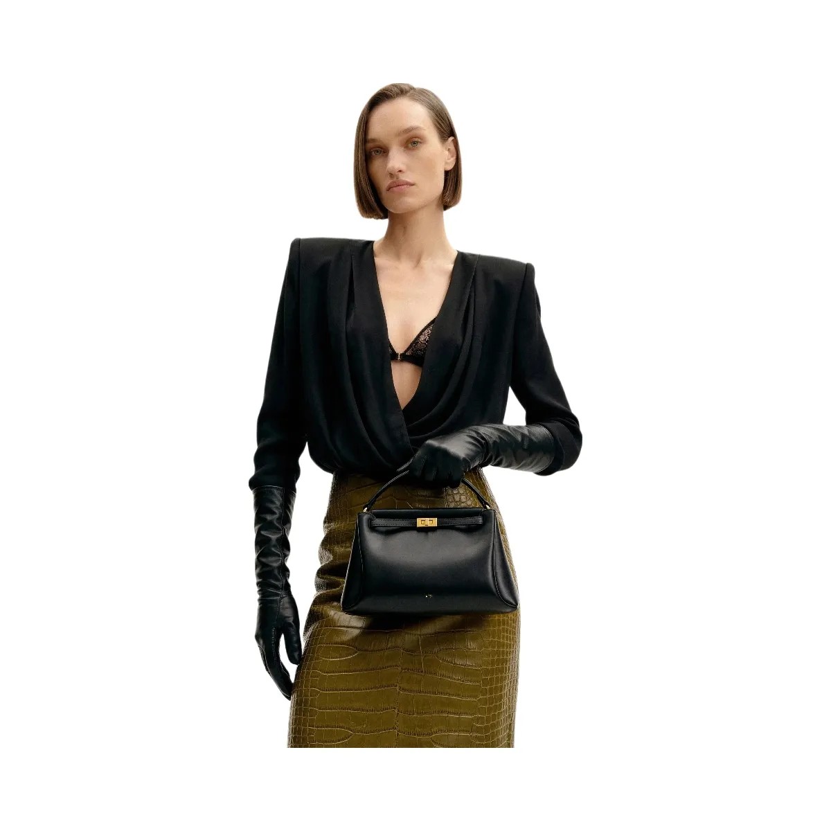 JW PEI Carmen Top Handle Bag Black - HypeFly India View 2