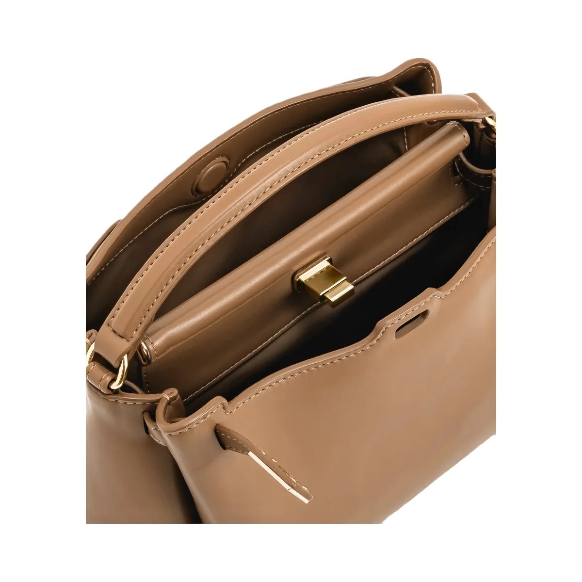 JW PEI Carmen Top Handle Bag Brown - HypeFly India View 5