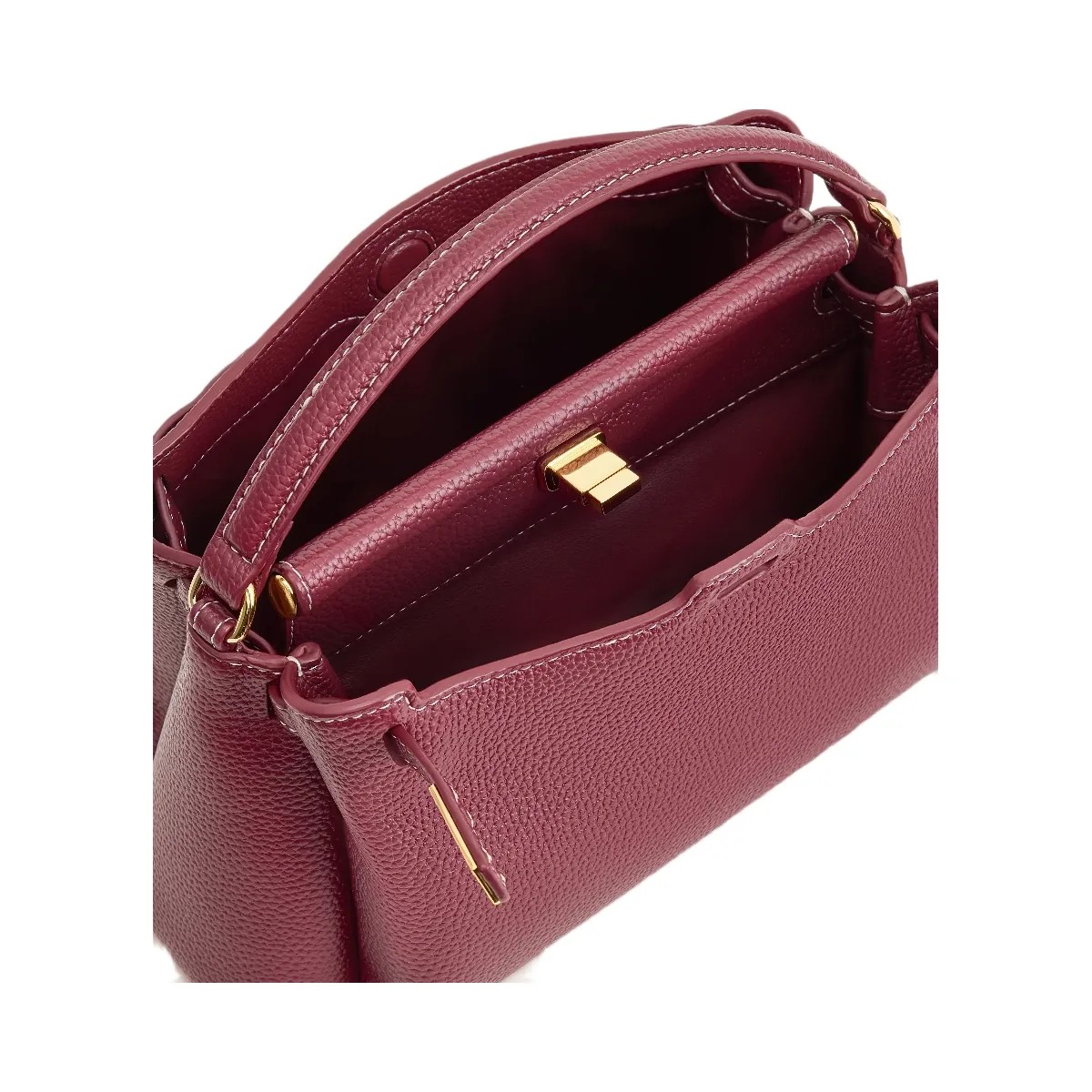JW PEI Carmen Top Handle Bag Burgundy - HypeFly India View 4