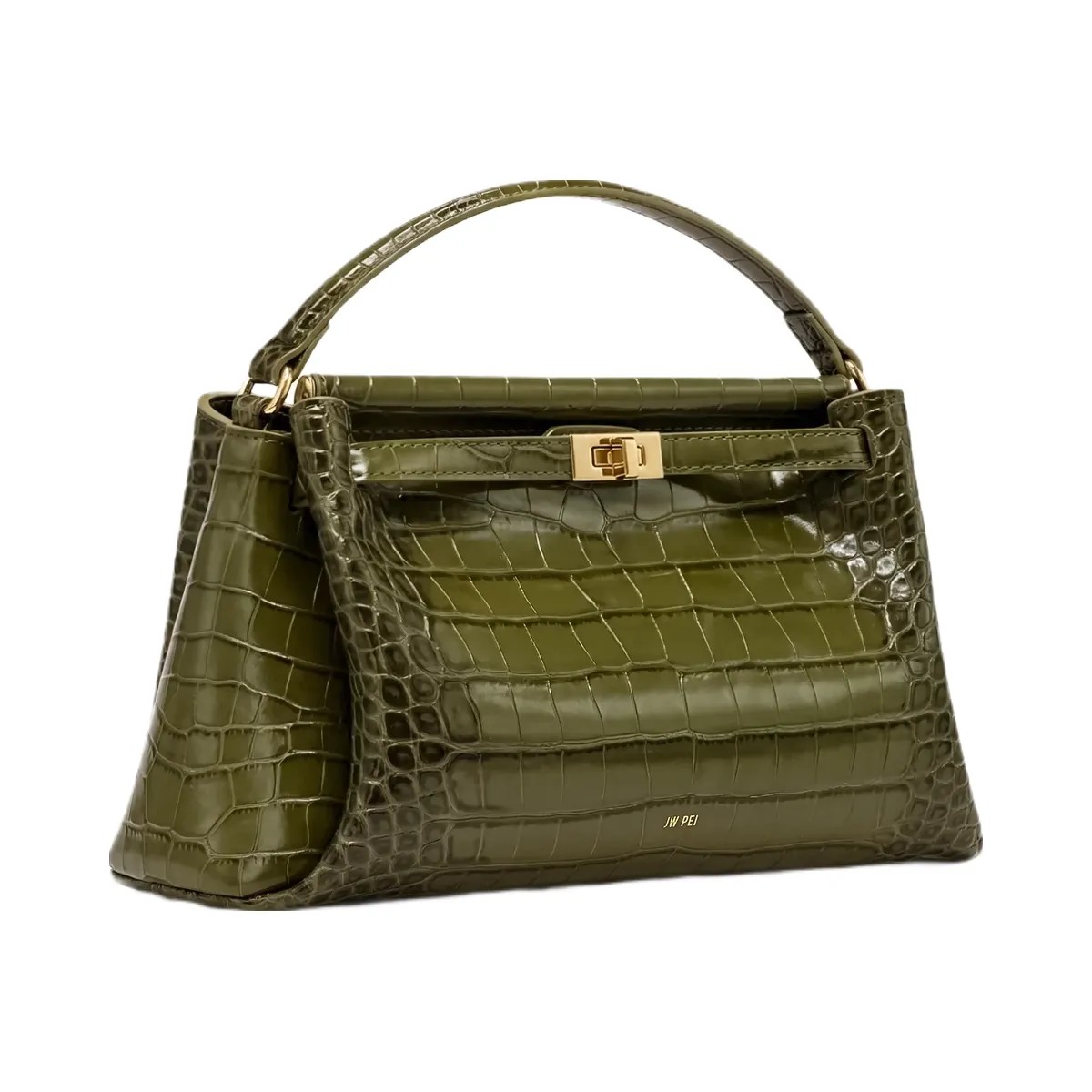 JW PEI Carmen Top Handle Bag Green Croc - HypeFly India View 2