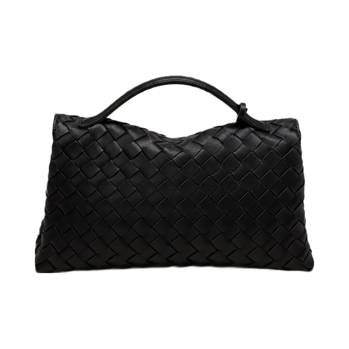 JW PEI Celeste Woven Envelope Bag Black - HypeFly India View 3