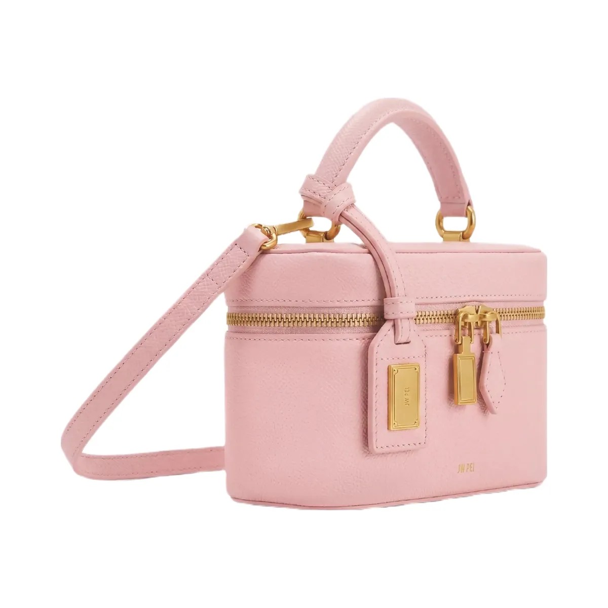 JW PEI Cleo Box Shape Top Handle Bag Pink - HypeFly India View 2