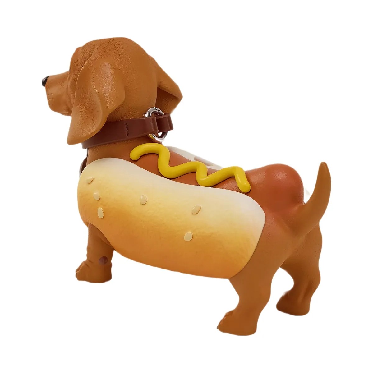 JW PEI Dachshund Hot Dog Bag Brown/Yellow - HypeFly India View 3