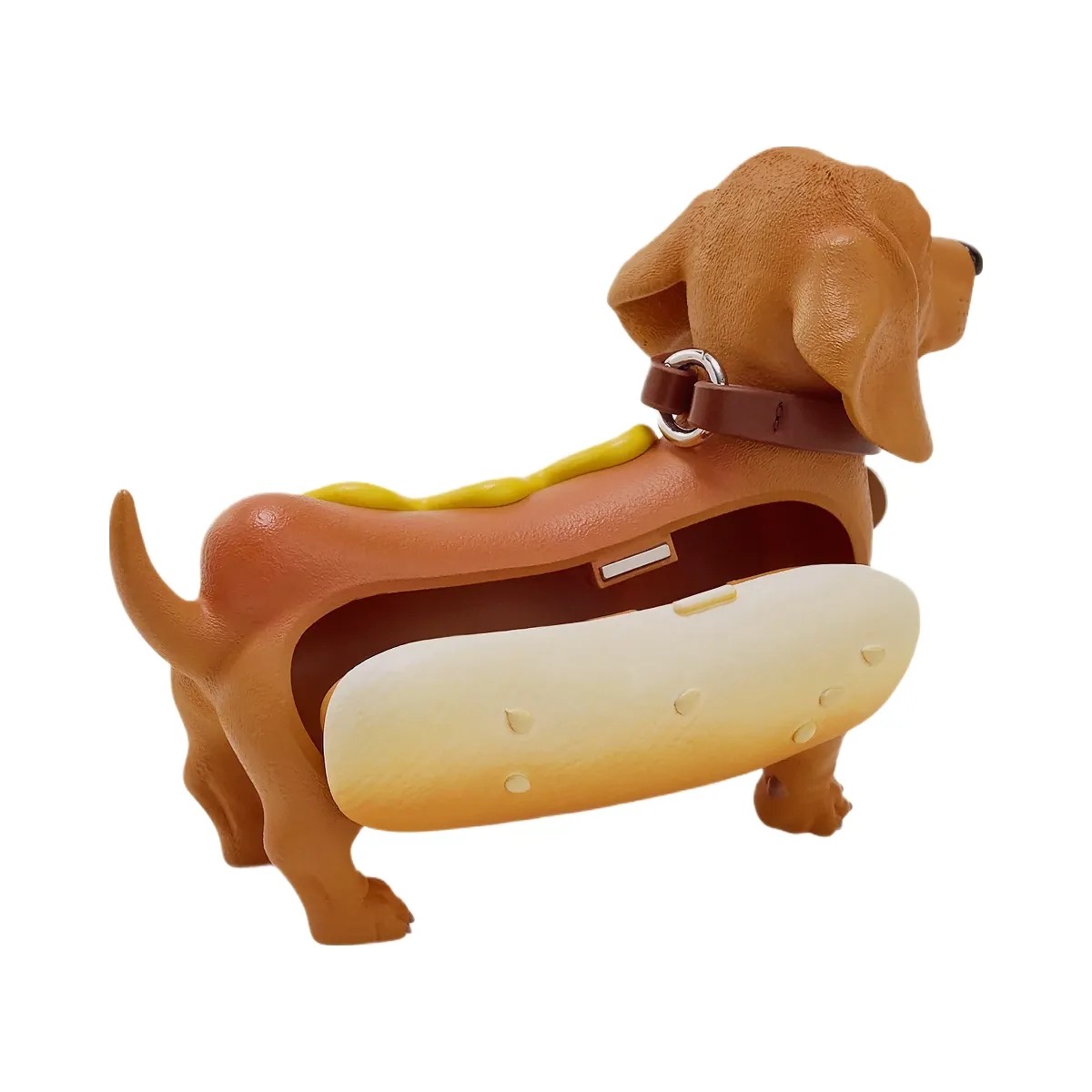 JW PEI Dachshund Hot Dog Bag Brown/Yellow - HypeFly India View 4