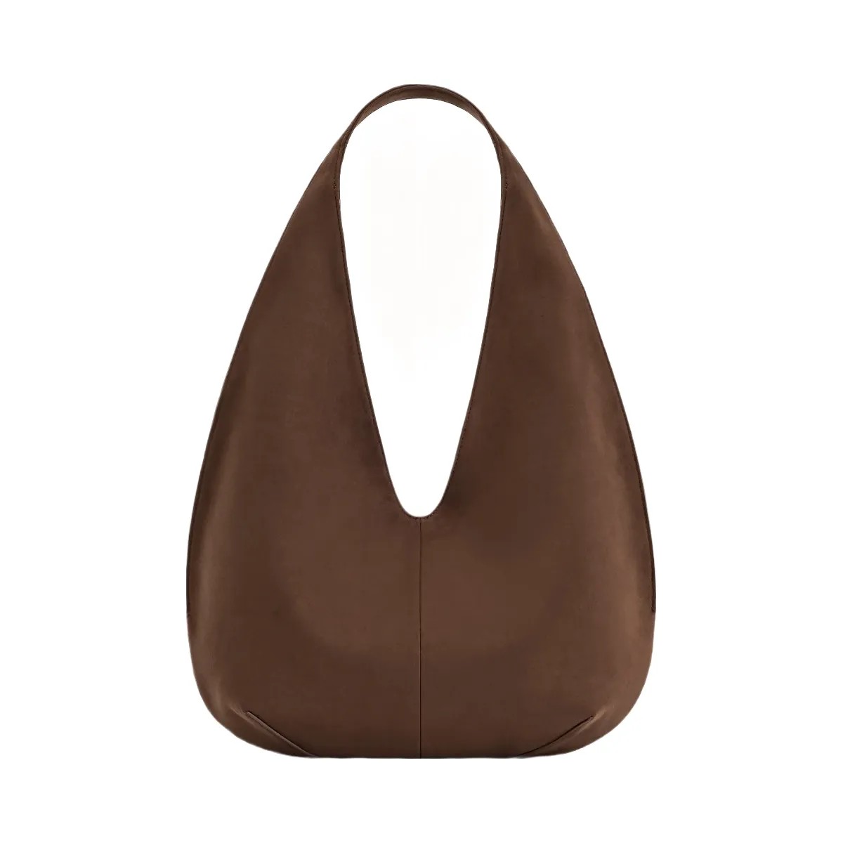 JW PEI Dara Faux Suede Hobo Bag Mocha Brown - HypeFly India View 1