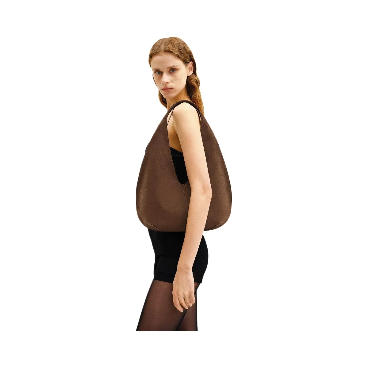 JW PEI Dara Faux Suede Hobo Bag Mocha Brown - HypeFly India View 2