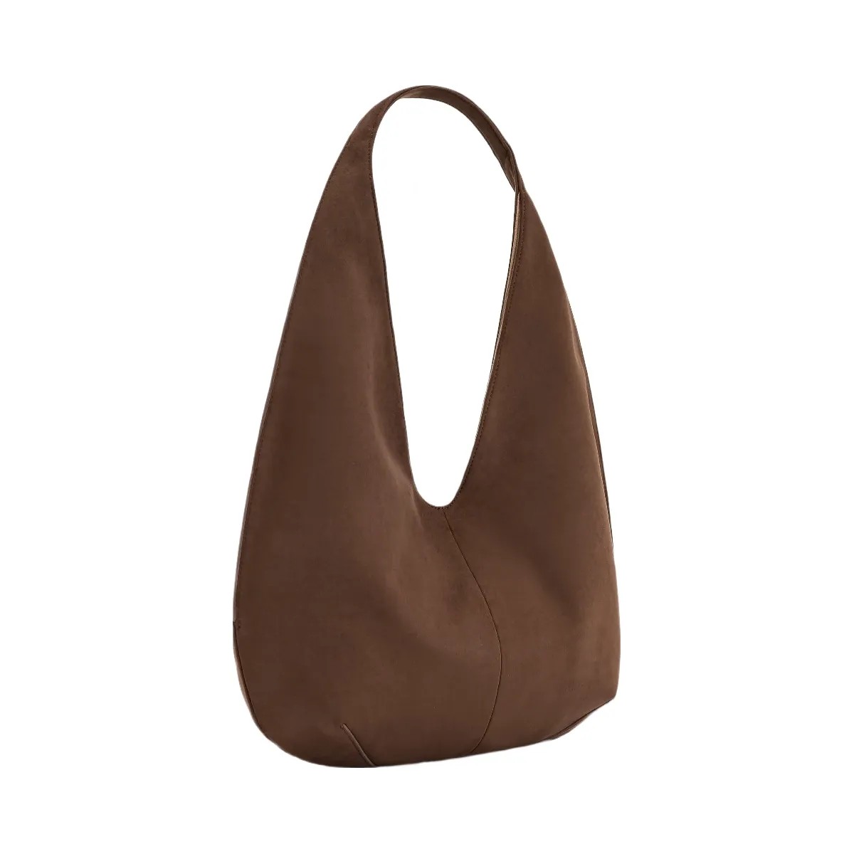 JW PEI Dara Faux Suede Hobo Bag Mocha Brown - HypeFly India View 3