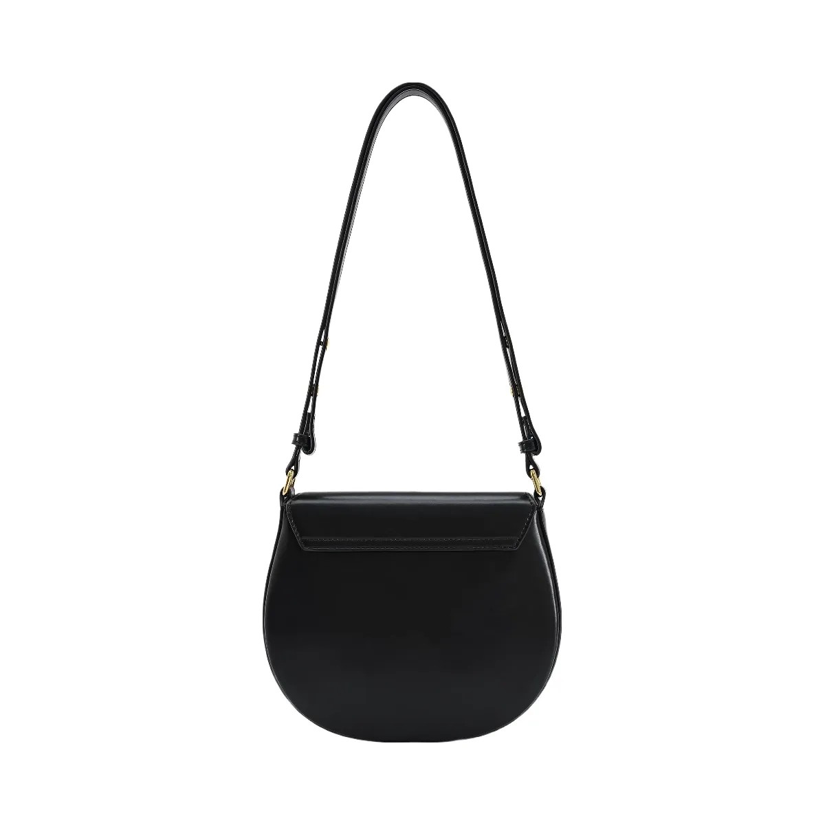 JW PEI Diana Ring Flap Saddle Bag Black - HypeFly India View 4