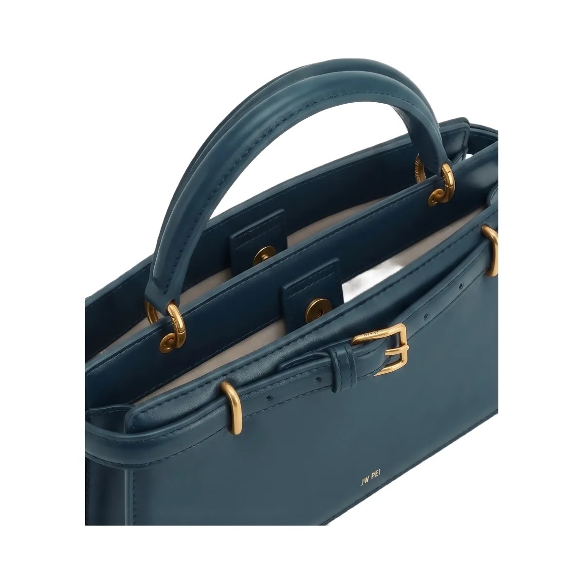 JW PEI Elena Classic Top Handle Bag Navy - HypeFly India View 4