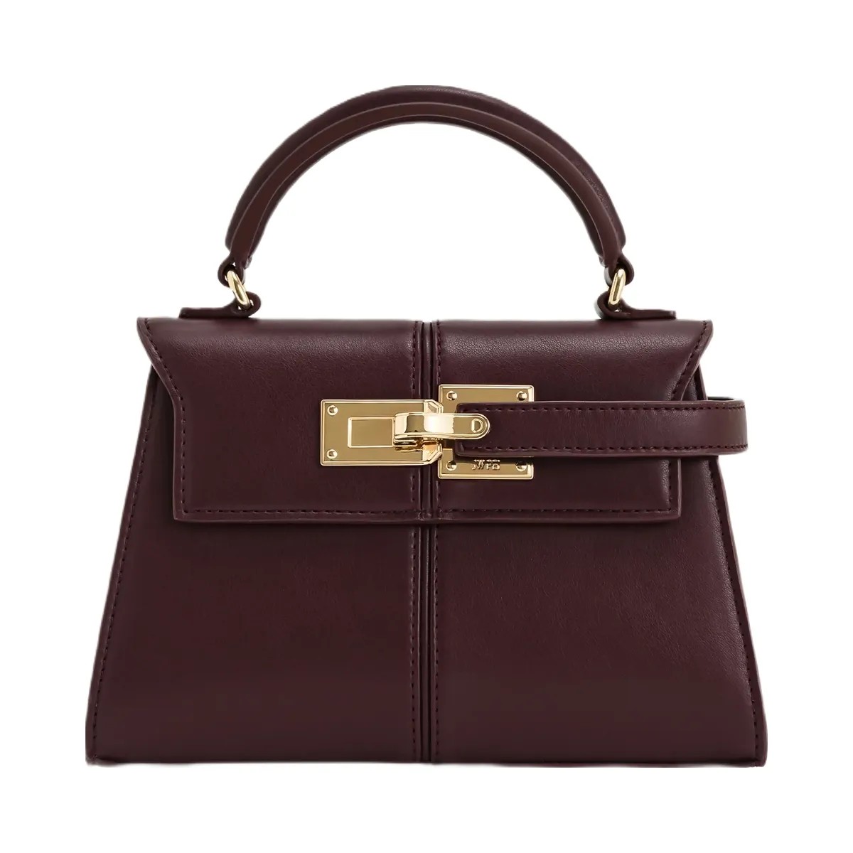 JW PEI Elise Top Handle Bag Deep Burgundy - HypeFly India View 1