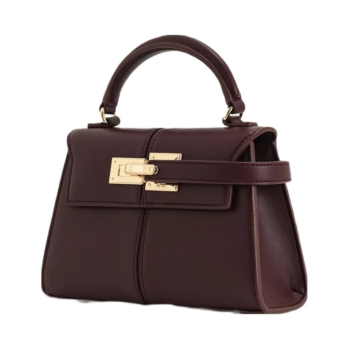 JW PEI Elise Top Handle Bag Deep Burgundy - HypeFly India View 3