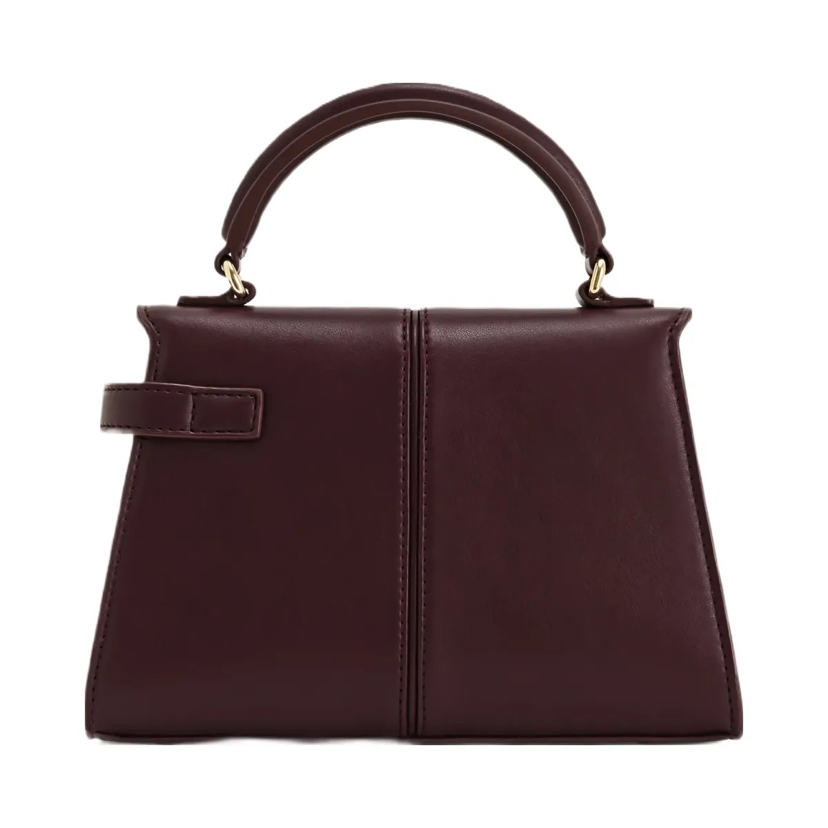 JW PEI Elise Top Handle Bag Deep Burgundy - HypeFly India View 4