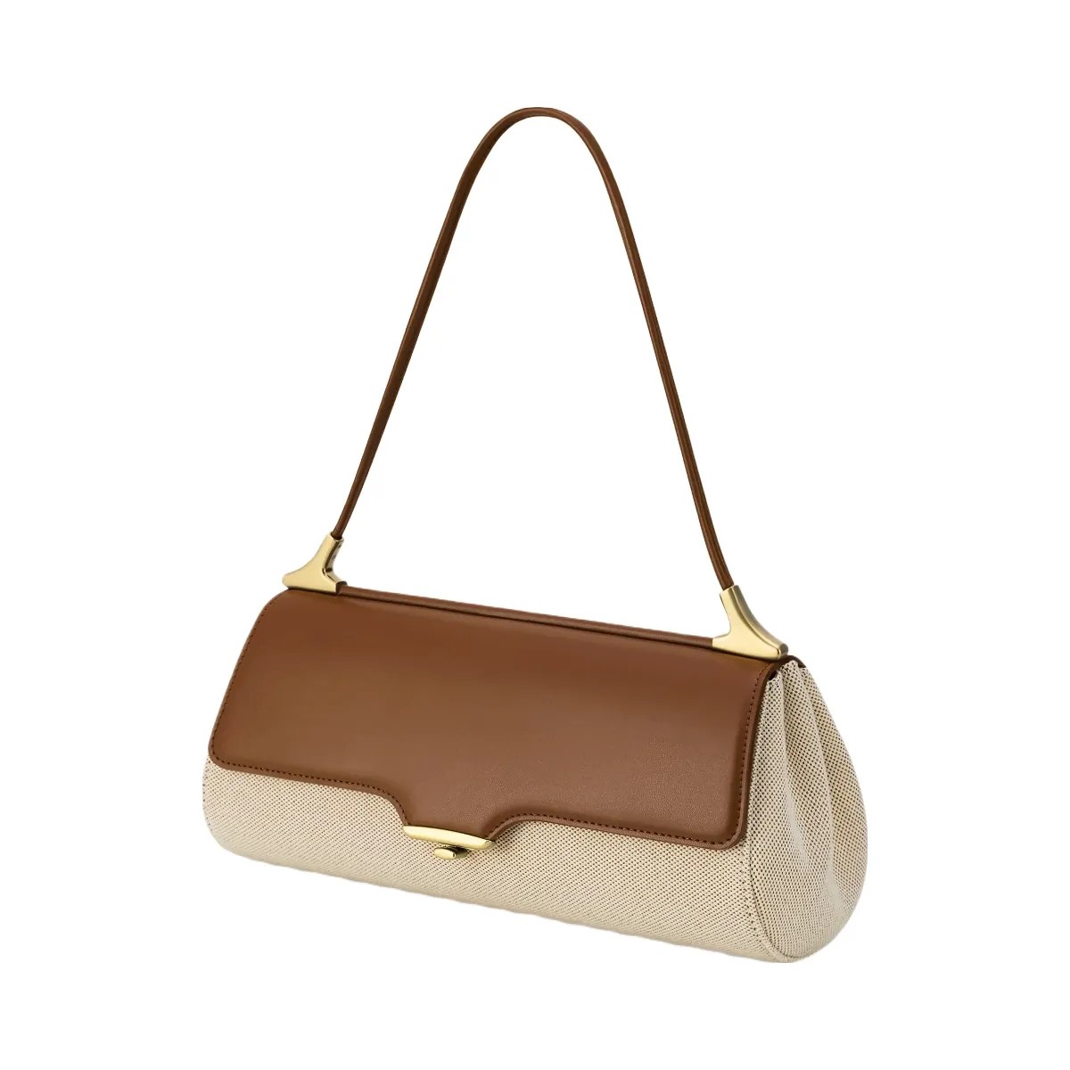 JW PEI Eloise Shoulder Bag Brown Canvas - HypeFly India View 2