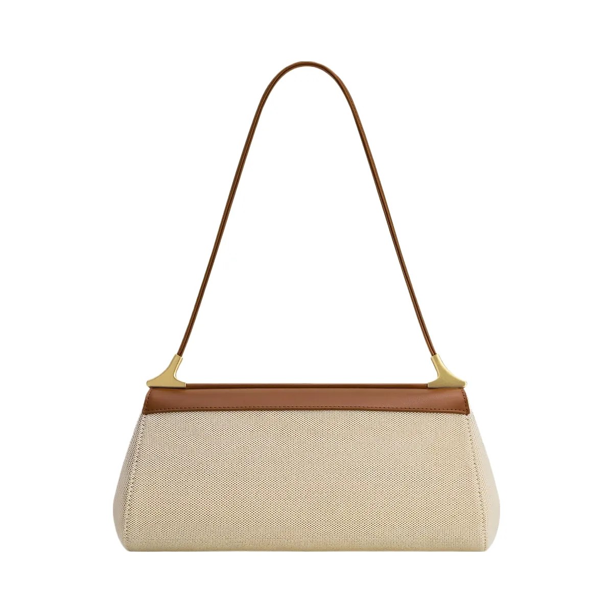 JW PEI Eloise Shoulder Bag Brown Canvas - HypeFly India View 3